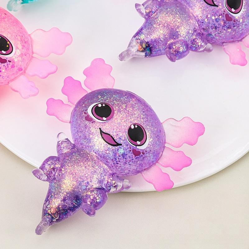 Sequin pinch Le Maltose Color Salamander Fun decompression toy vent pinch tpr force control toy