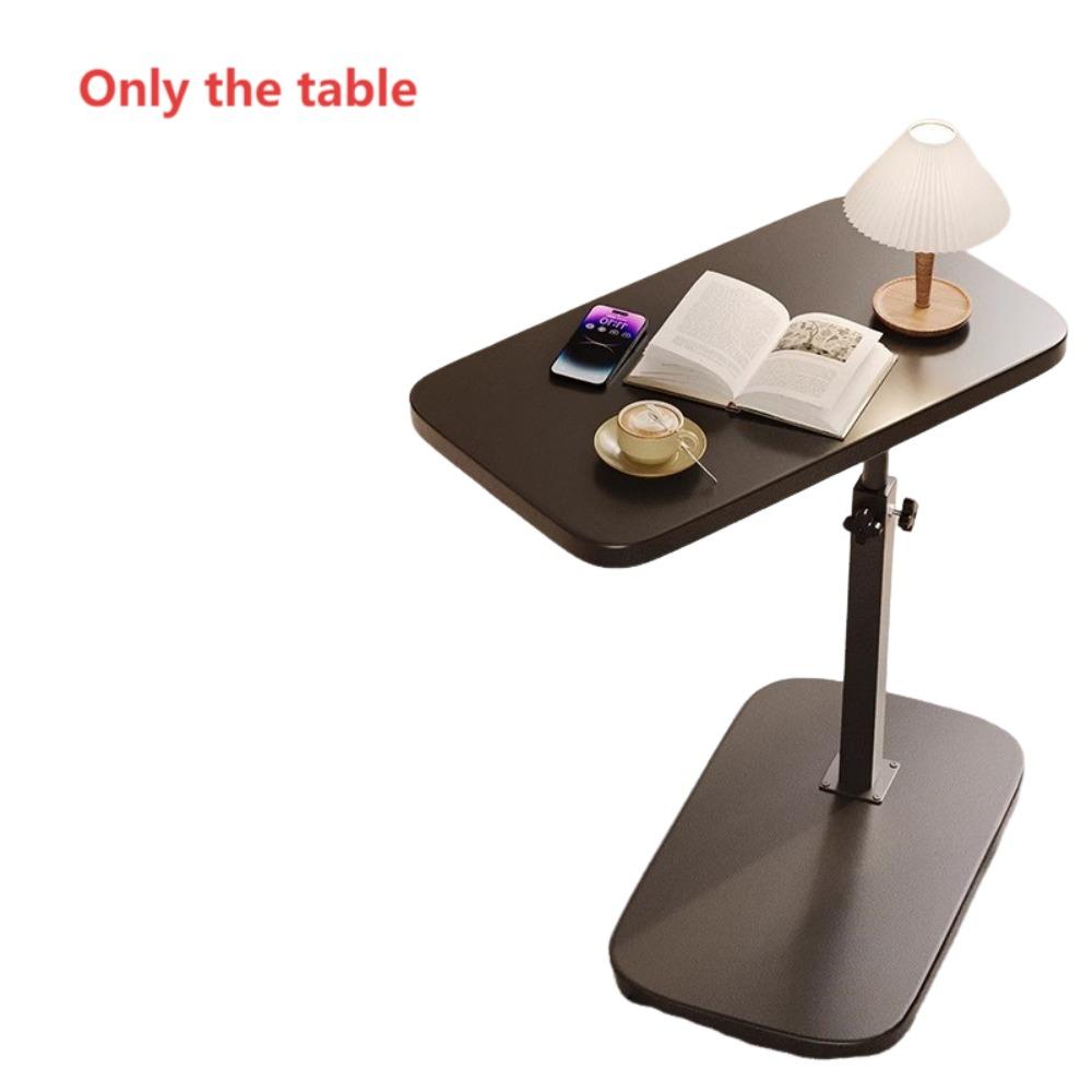 Height-adjustable desk featuring a 360° swivel tabletop, sturdy legs and a stable surface — this space-saving compact desk is ideal for home offices, gaming, living rooms and bedside use. It can support the weight of laptops, books and snacks,