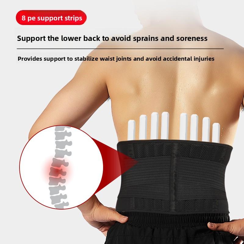 Fitness Sports Waist Belt Support Pressurized Men and Women Waist Support Basketball Squat Weightlifting Waist Protection Twist Core Ab Exercise Machine