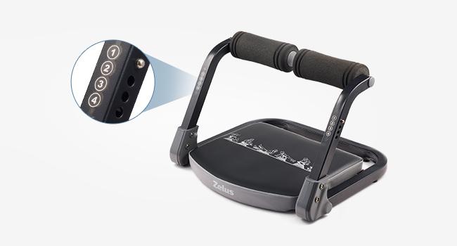 【Jumpstart Sale】ZELUS Ab Machine with Resistance Bands – 2-in-1 Workout Equipment with Rebound Assist&4 Intensities|Core Training, Home Fitness, Body Workouts, Workout Enhancer & Fitness Challenges, Gift Idea,Fashion Fest | Abdominal Muscle Trainer