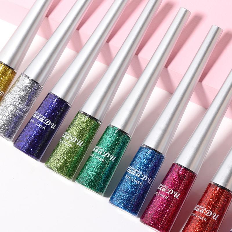 16 Color Glossy Eyeliner Set Makeup Glitter Full Color Eyeshadow Waterproof Highlight Liquid Party Stage Cosmetic Tools Holiday Gift 16 Color Glossy Eyeliner Set Makeup Glitter Full Color Eyeshadow Waterproof Highlight Liquid Party Stage Cosmetic Tools Holiday Gift