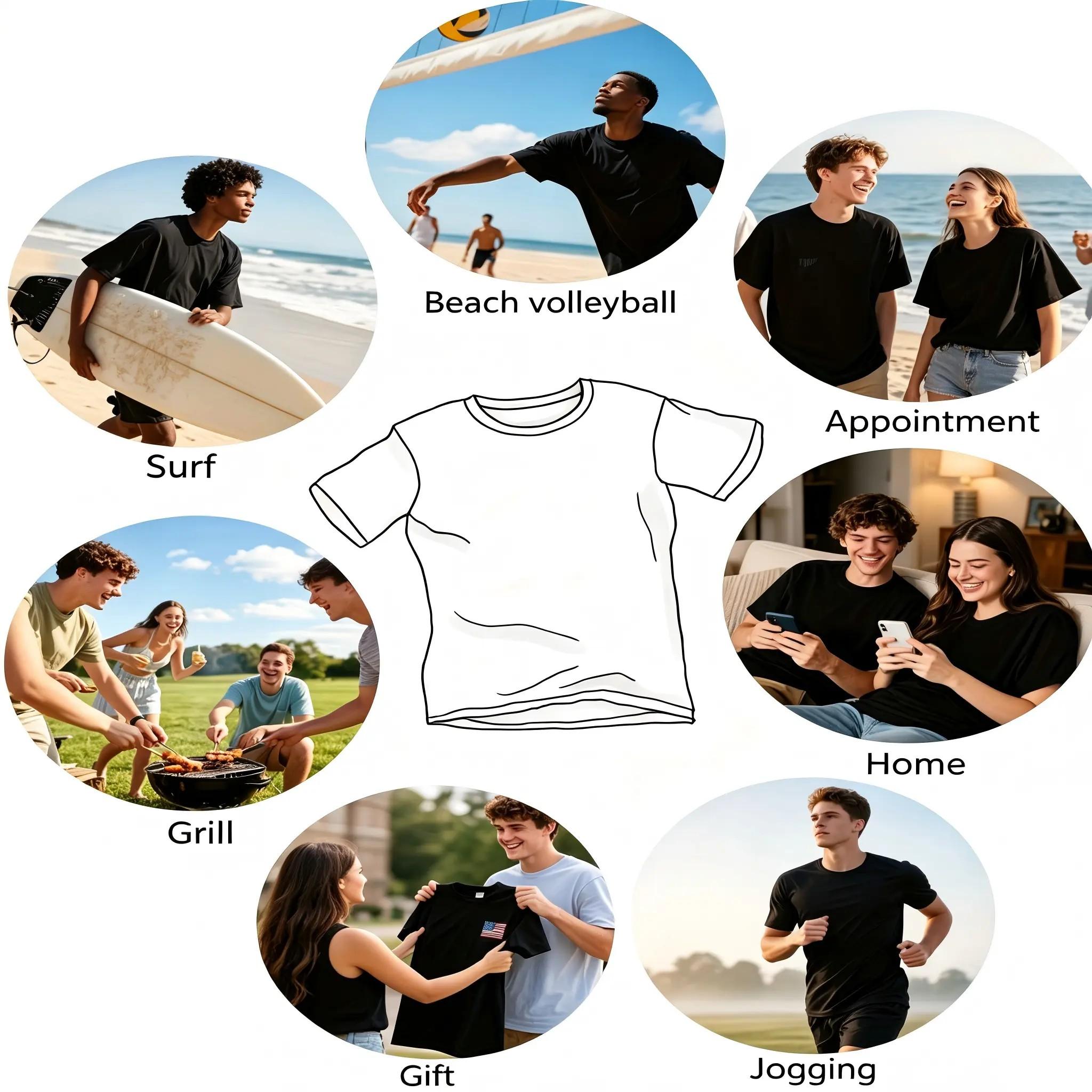 Neegy Cartoon Head Graphic T-Shirt - All Seasons Multi-Size Sports Top with Single Pattern for Sports, Outdoor Activities