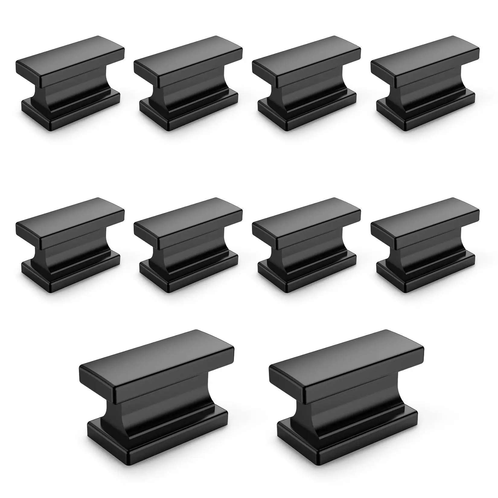 10-Piece Set of Matte Kitchen Cabinet Handles, Drawer Hardware, Zinc Alloy Handles