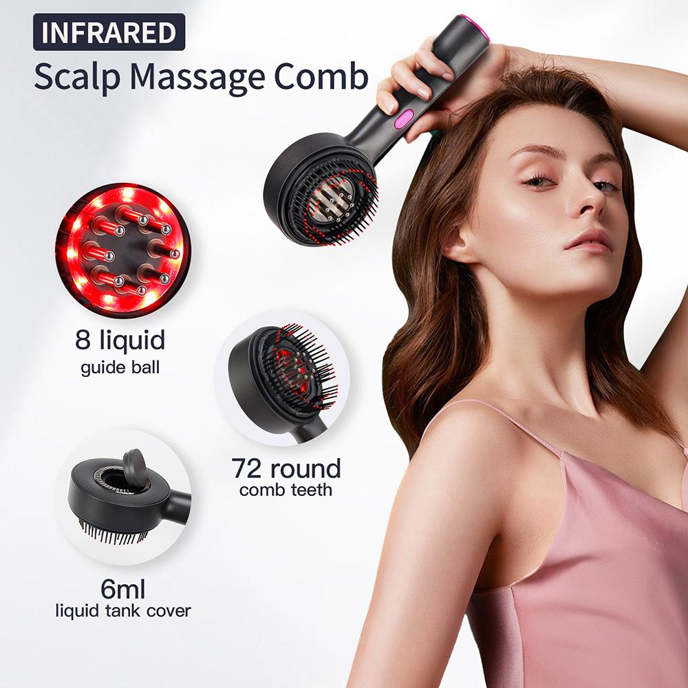 Electric Scalp Massager(with Gift Box), Handheld Hair Scalp Massager, Hair Scalp Massaging Comb, 3 Modes, Scalp Scrubber, Hair Massage Tool, Scalp Stimulator for Home & Travel Electric Scalp Massager(with Gift Box), Handheld Hair Scalp Massager, Hair Scalp Massaging Comb, 3 Modes, Scalp Scrubber, Hair Massage Tool, Scalp Stimulator for Home & Travel