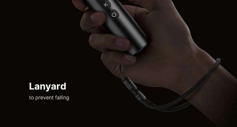 ULANZI LED Photography Flashlight LM07 w 1/4" Thread, Handheld Videography Light Spotlight 2000K-5500K-8000K Bi-Color Zoomable 2000mAh Rechargeable Portable Video Light for Camera Tripod Stand Cage