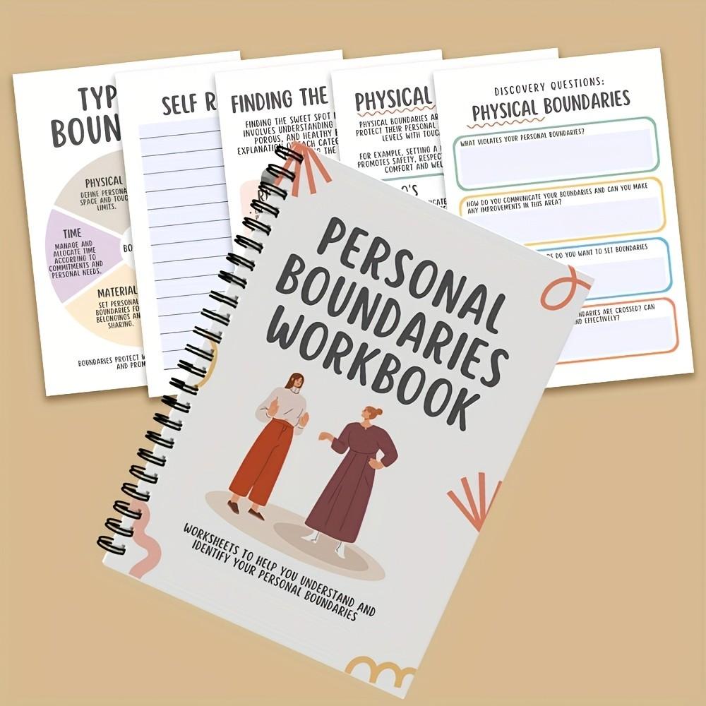 Boundary Therapy Worksheets and Diary Prompts, Mental Health Plan ...