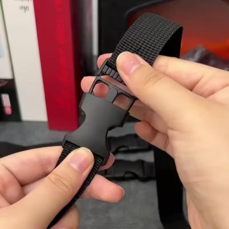 Adjustable Backpack Chest Strap Set, Lightweight Minimalist Design, Safety Buckle Closure, Polyester Material, Hiking Camping Travel