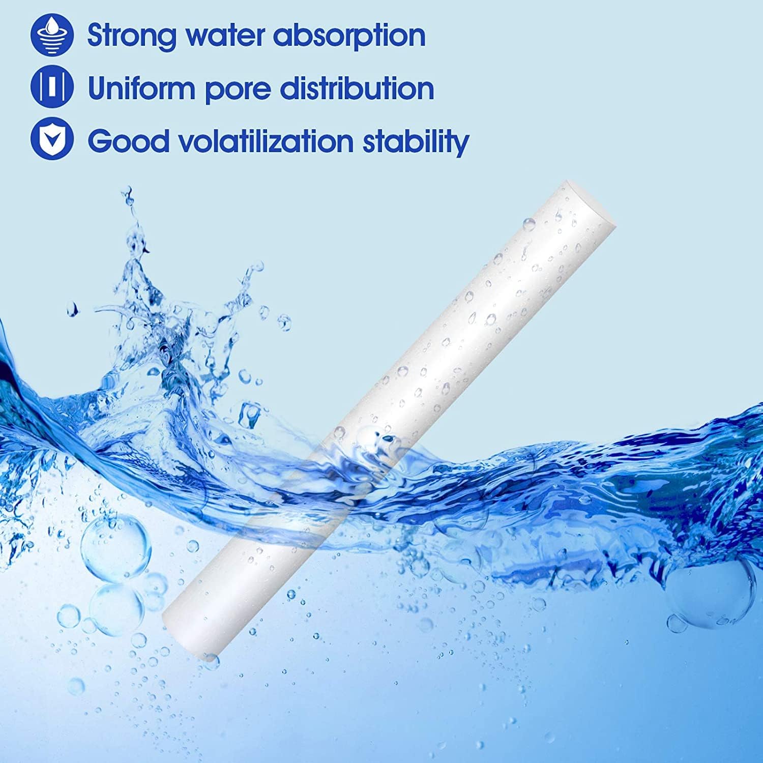 30 count  Diffuser Refill Sticks, 2.75 X 0.27 Inch Absorbent Refill Replacement Wick for  Diffuser Vent Clip,Humidifier Sticks Filter Replacement Wick