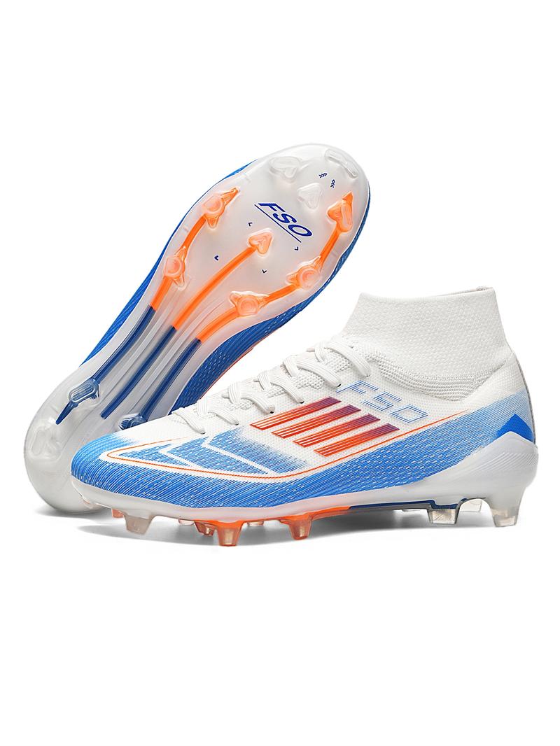 New Men's Adult Football Shoes Anti-Slip Ag Fg Long Studs Professional Competition Training Indoor Outdoor Lawn Soccer Boots Football Field Boots Soccer Cleats