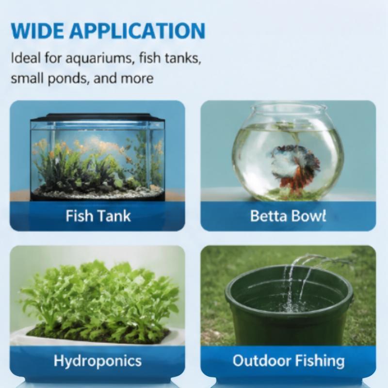 Oxygenation Pump Aerator USB Rechargeable Oxygen Pump Portable Fish Tank Fishkeeping Aquarium Supplies Ultra-Quiet High Airflow Efficient Pump Oxygenation Machine