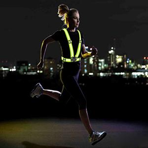 Reflective Vest Running Gear 2Pack, High Visibility Adjustable Safety Vest For Night Cycling, Hiking, Jogging, Dog Walking