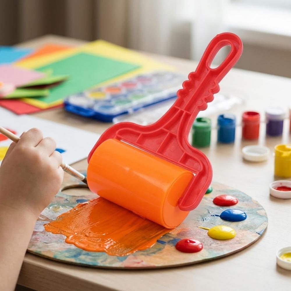 Multi-Purpose DIY Clay Roller & Compactor Set with Non-Slip Grip - Diamond Painting Tools, Art & Craft Mold for Kids, Stress Relief Toys, Creative Handmade Projects, Portable Shaping Tools for Adults and Children