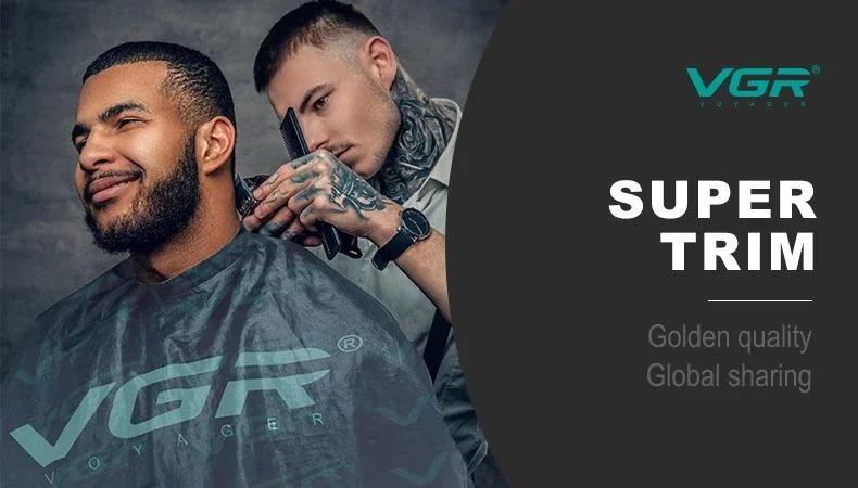 VGR Clippers Professional Hair Clippers USB 3 in 1 Barber Combo Haircut Machine 9000RPM Motor DLC Blade Clipper For man V-640S3 VGR Clippers Professional Hair Clippers USB 3 in 1 Barber Combo Haircut Machine 9000RPM Motor DLC Blade Clipper For man V-640S3