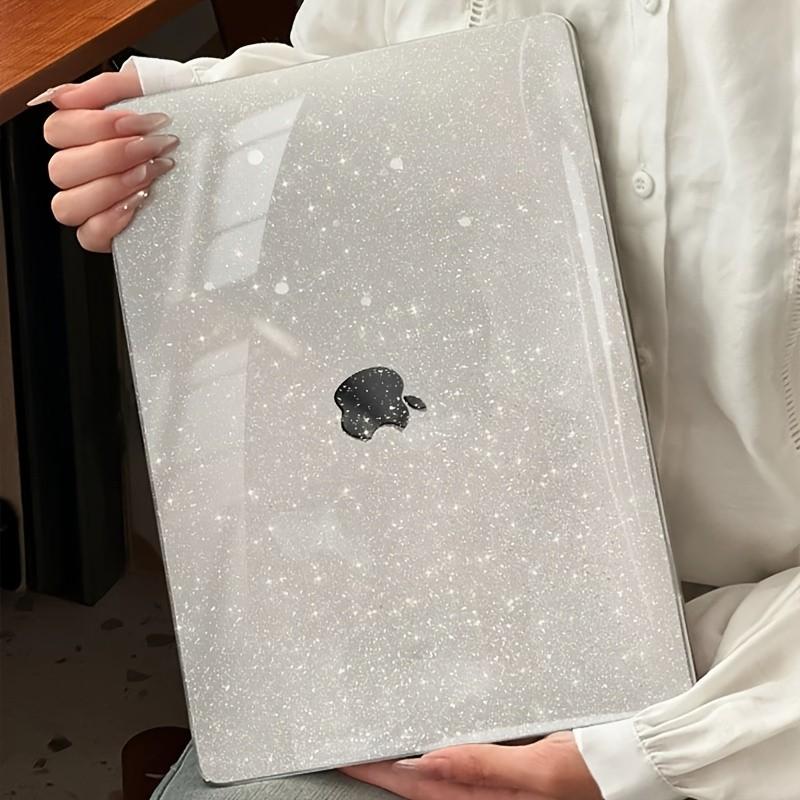 Changhefeng Macbook Neo Protective Case, Sparkling Star Design, Hard Shell, Unisex, Cute Glitter Pattern, 1 Piece, Durable Protection