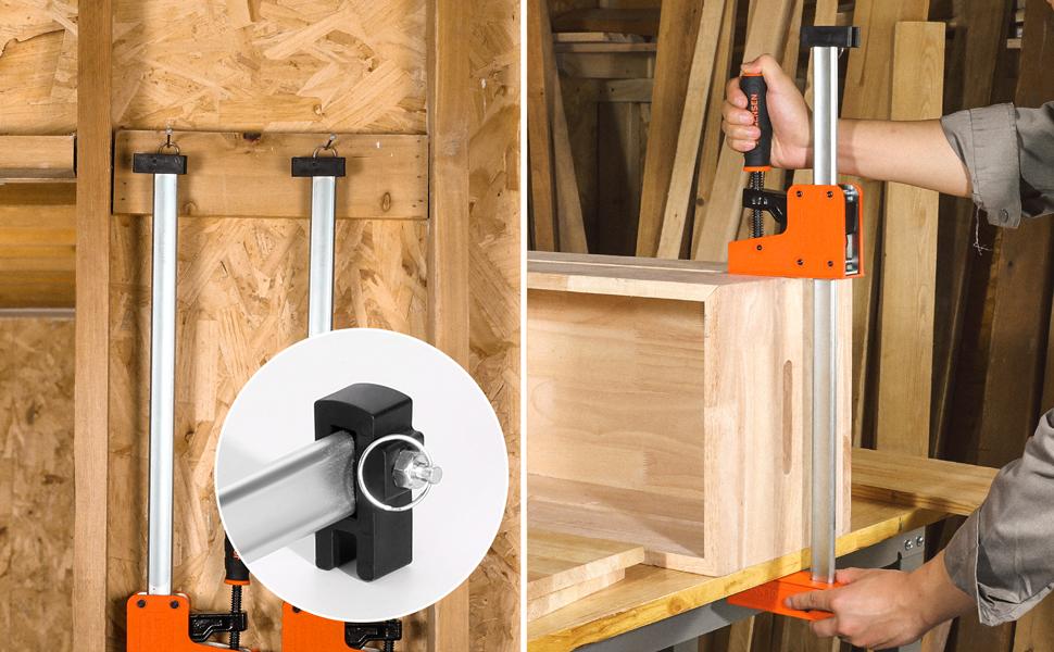 #JumpstartSale Jorgensen Bar Clamp Set, 2-pack 90° Parallel Clamp Cabinet Master, Steel Jaw Bar Clamp for Woodworking, 1500 lbs load Limited #JumpstartSale Jorgensen Bar Clamp Set, 2-pack 90° Parallel Clamp Cabinet Master, Steel Jaw Bar Clamp for Woodworking, 1500 lbs load Limited