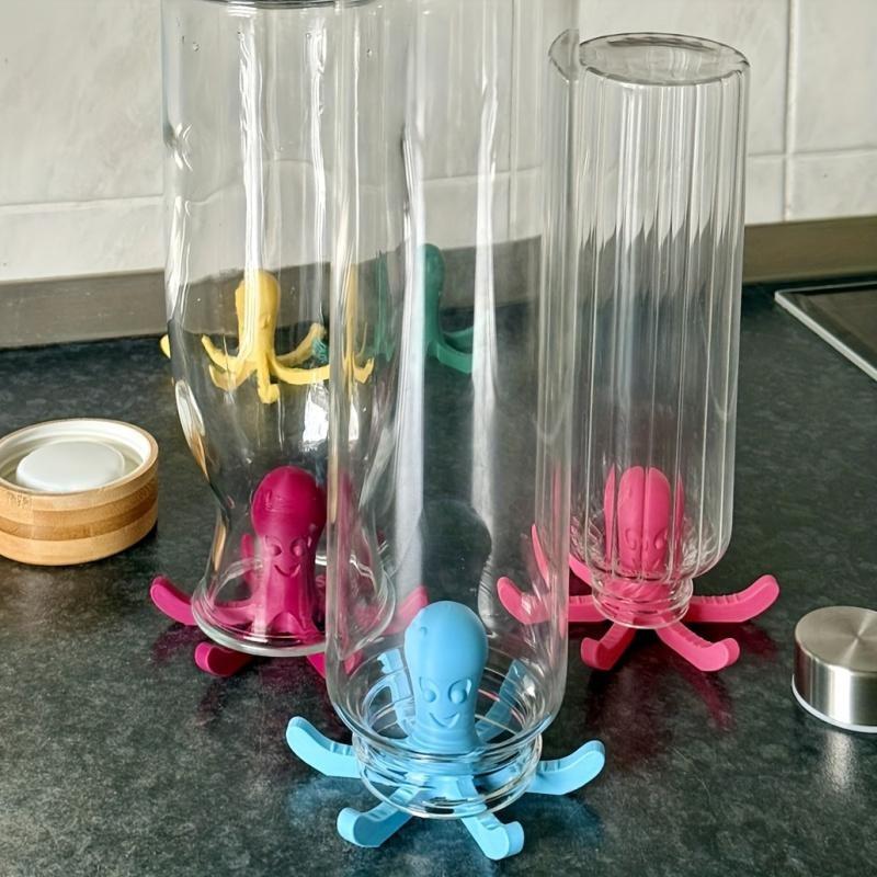 Compact Water Bottle Drying Rack, Quick Ventilation System, Space-Saving Design, Compatible with Bottles & Mugs, Ideal for Kitchen Office Travel