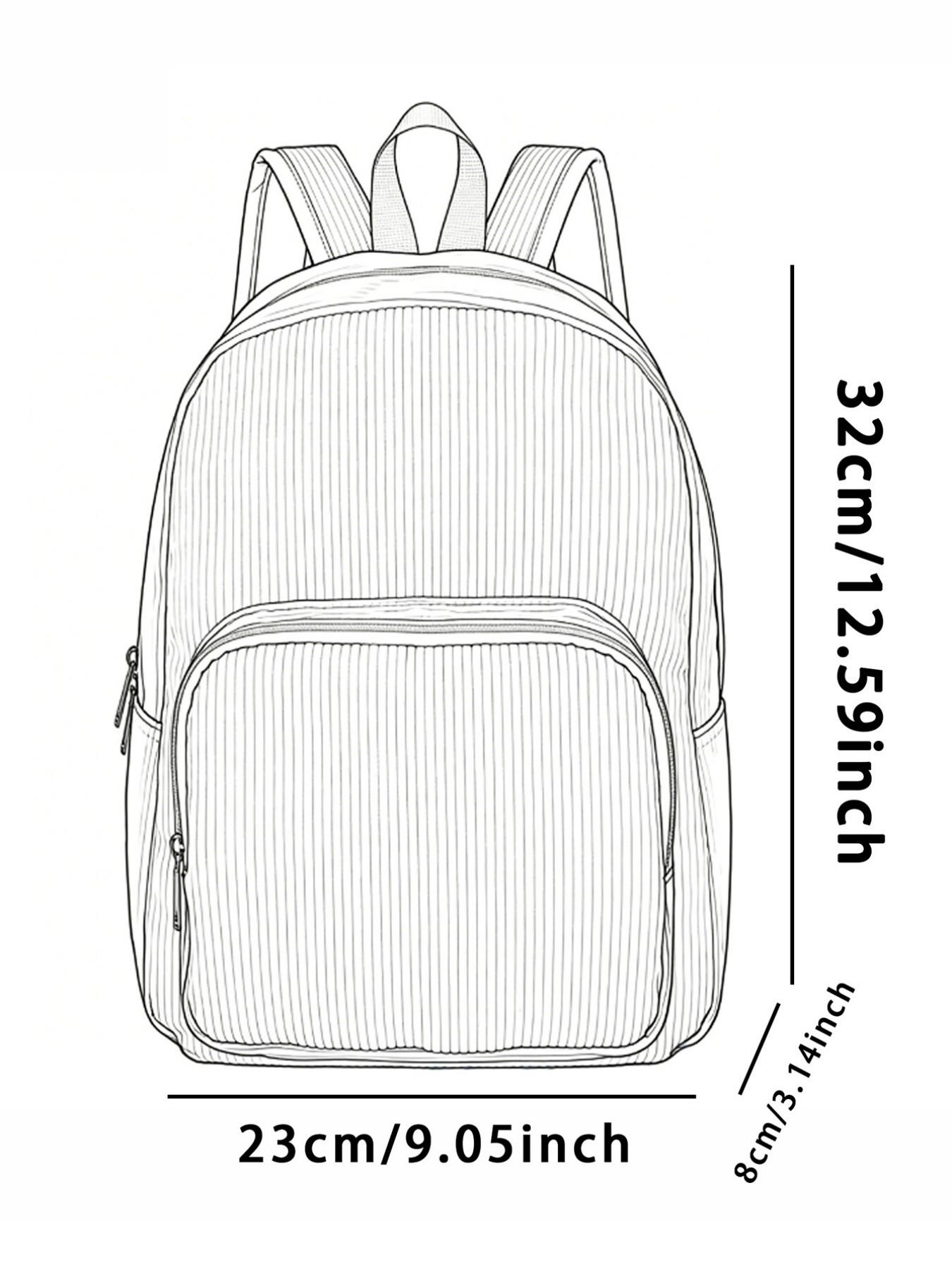 Women's Butterfly Pattern Backpack, Casual Style, All Seasons, Lightweight, Layered Storage, Random Print, Ideal for School & Travel