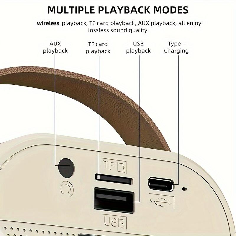 Mini Karaoke Machine for Kids, 2025 TOP Birthday Gifts Ideas for 3-12 Year Old Girls, Christmas Party Gifts Kids' Personal Video Players Accessories with 2 Wireless Microphones - Pink