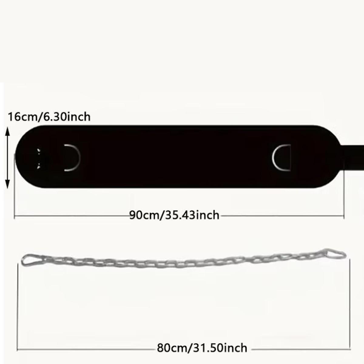 Dip Belt for Weightlifting, Weight Belt with Chain for Pullup, Weight Lifting Belt,Lifting Belt,Powerlifting Gym Belt for Pull Up, Squats, Powerlifting & Deadlift,Dip Belt,Capacity Up to 440 LBS,Waist Adjustable,Deadlifts & Added Weight Training