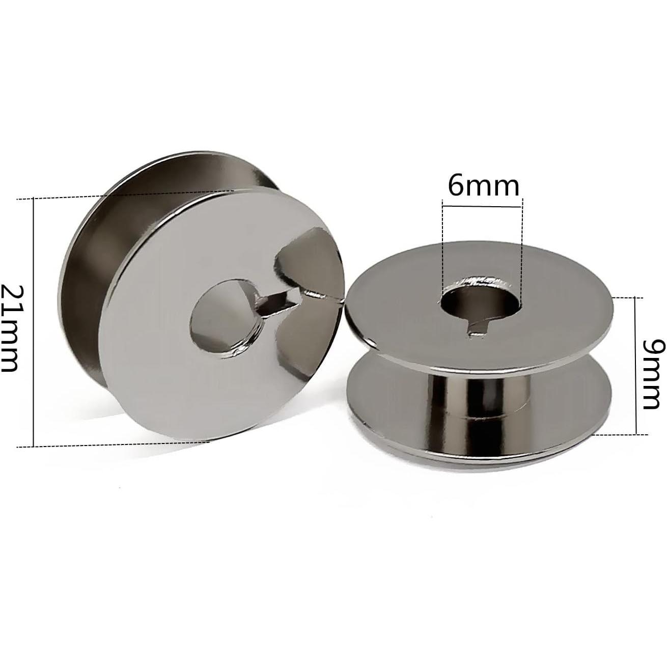 50pk Metal"L" Bobbins Compatible with Sewing Machine   Lock Juki- (55623S) - (SA159) - (H12413002)