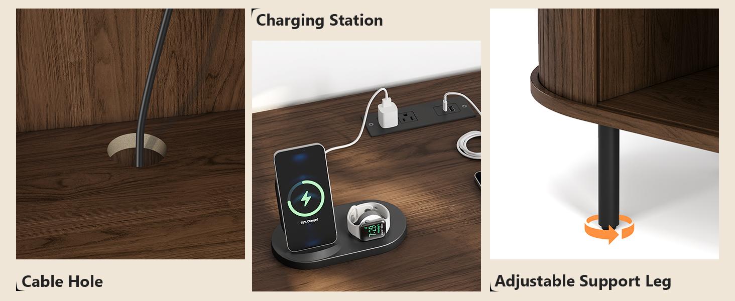 【SPOTLIGHT DAY】ONBRILL 70.8" Gorgeous Fluted Fireplace TV Stand for TVs Up to 80" with 23" Electric Fireplace, Luxury  Modern Entertainment Center with Power Outlet , TV Media Console with Storage for Living Room, Bedroom Furniture