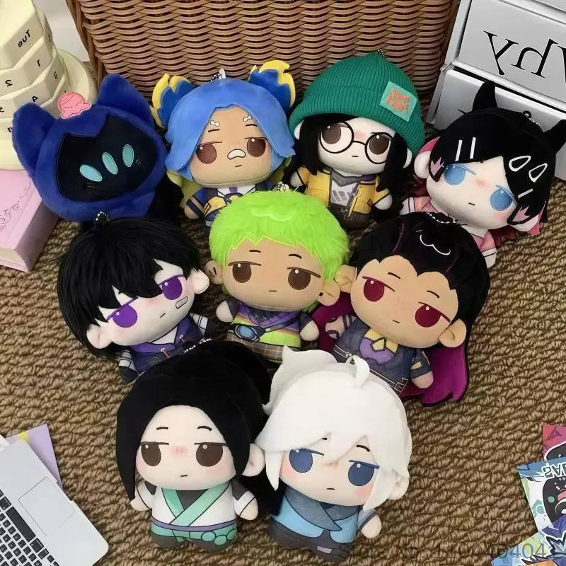 2026 New hot item Valorant 10Cm Plush Doll Cotton Stuffed Toy Game Character Keychain Pendant For Adult Birthday Gift Collection Fade Jett