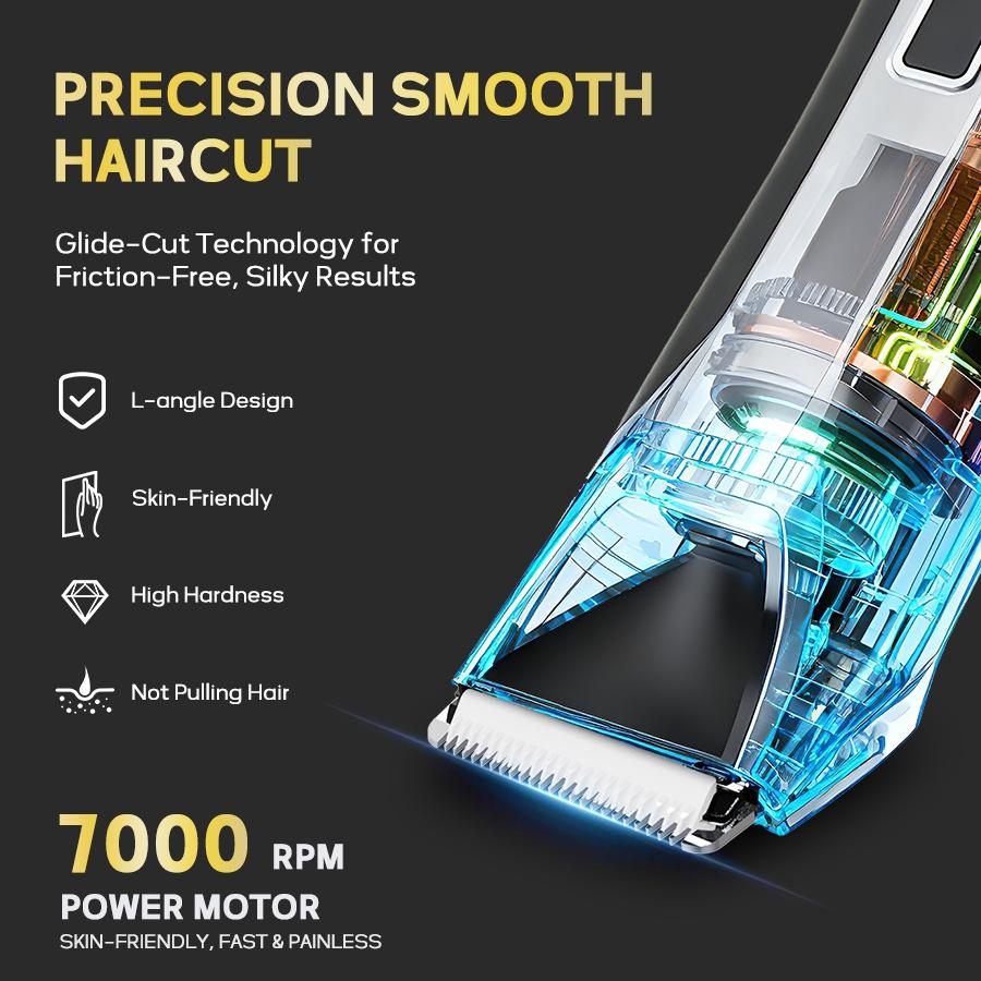 Largner Four-In-One Personal Care Trimmer Multigroomer, Ideal for Beards, Body, Nose, and Hair Grooming, Versatile and Efficient Haircut Tool