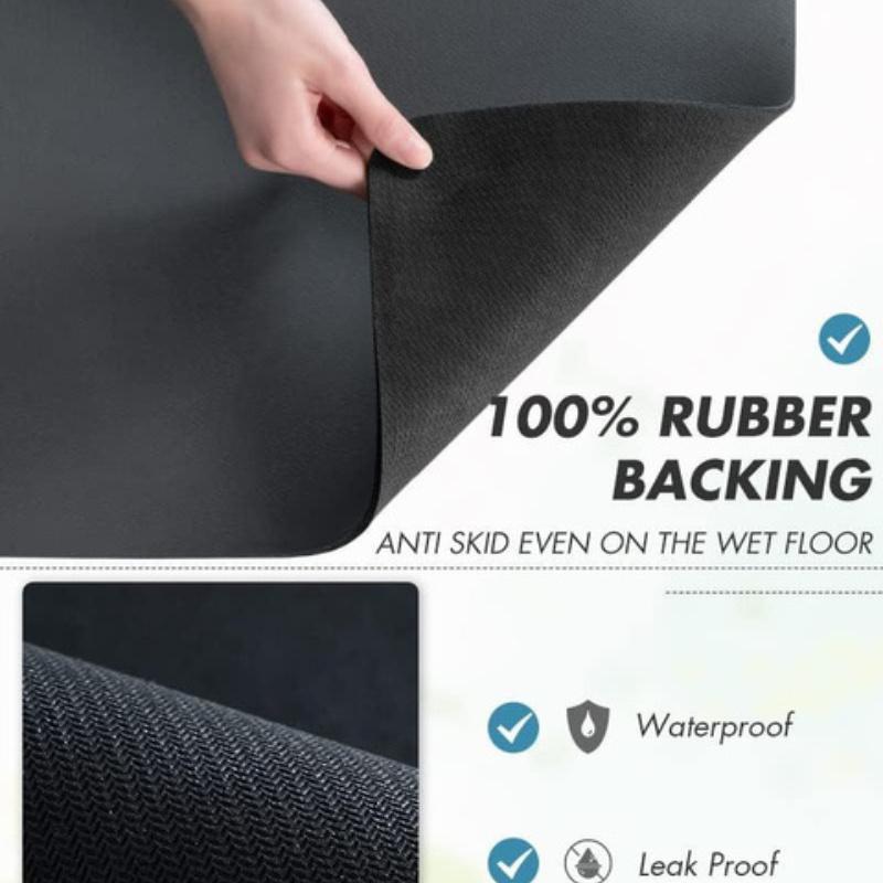 Dish Drying Mat, 1 Count Non-slip Water Absorbing Dish Drying Pad, Household Placemat, Tableware Accessories for Home Kitchen Dining Room, Waterproof Placemat