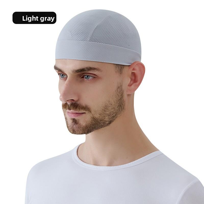 Cycling quick-drying cap windproof sunscreen cap ice silk breathable hood cap bicycle helmet liner