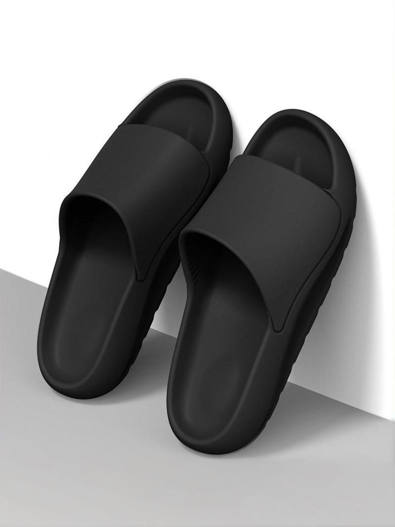 Stylish Quiet Slippers for Women and Men, Summer New Thick Sole Non-Slip Indoor Home Sandals for All Seasons, Casual Eva Footwear