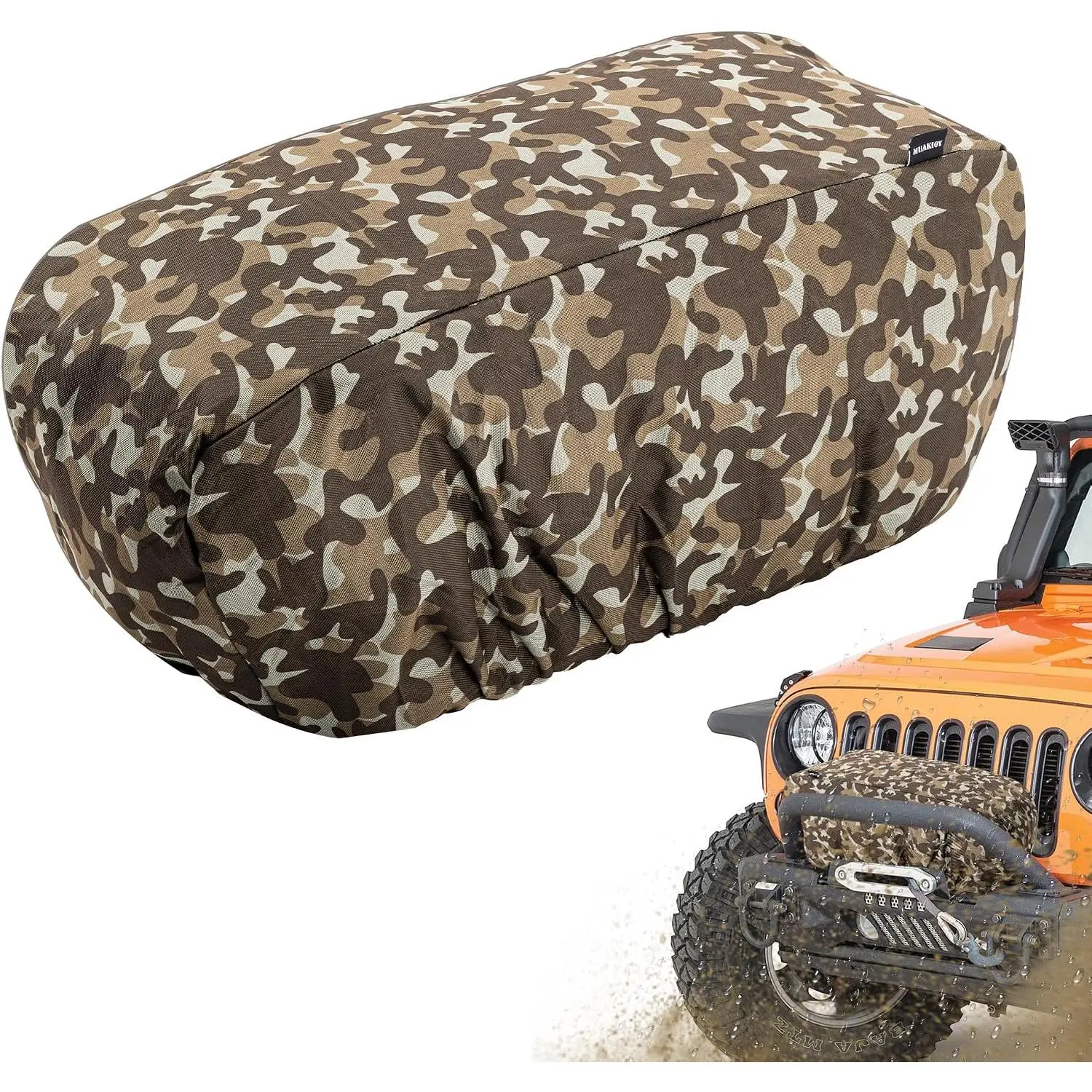 Small Winch Cover, Heavy Duty  Winch Protection Covering 8500lb | Indoor Outdoor Weather Resistant Covers for Electric Winches up to 12000 Lbs, (21.5” x 9.5” x 7.5”)