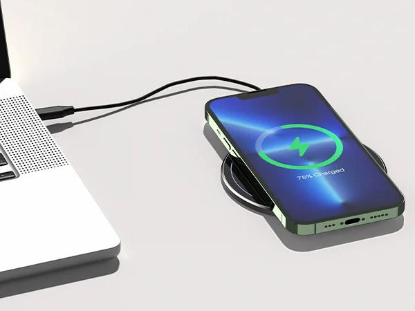 TOZO W1 Wireless Charger, 10W Qi-Certified Fast Charging Pad Electronic Smartphone Cellphone Mobile FathersDayGift