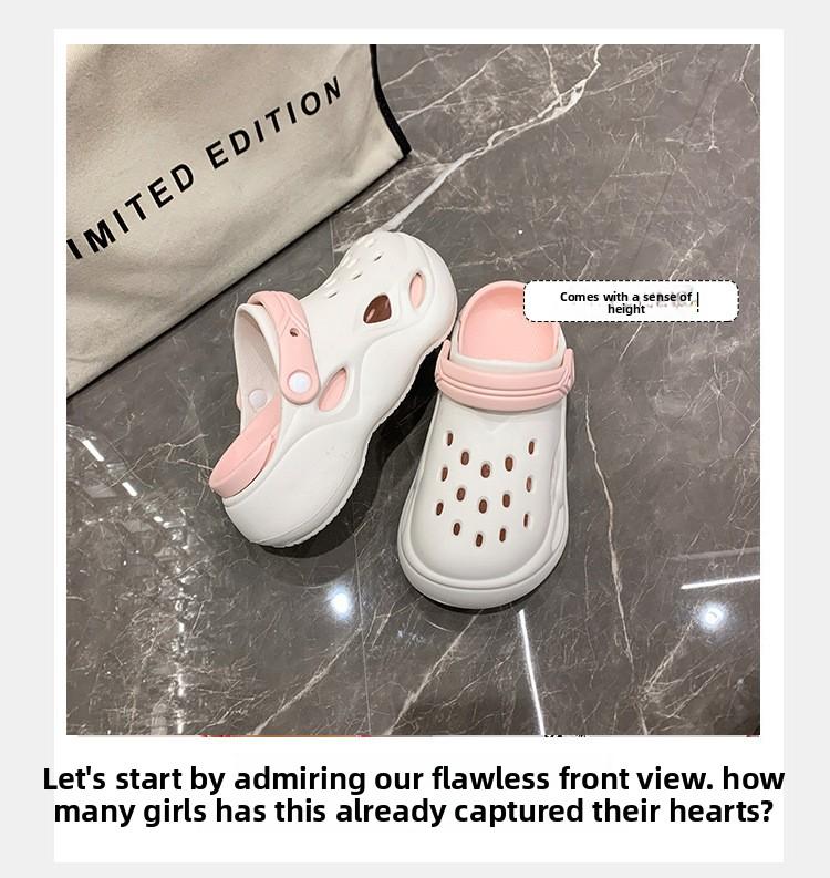 Women's EVA Platform Clogs, Soft Cushioned Non-slip Sandals, Indoor Outdoor Beach Slides, Comfortable Thick Sole Slippers for Summer