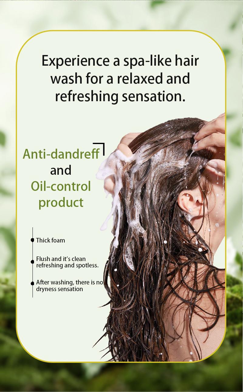 Tgideas Rosemary Shampoo - BoostHair Growth, Control Oil & Dandruff,Soothe Scalp lritation & RestoreShine! Cleanser Conditioner