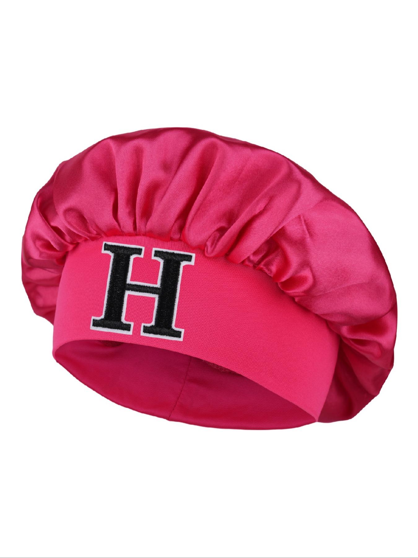 Women's Wide Brim Elastic Satin Sleep Hat, Curling Cap, Shower Cap, Skin-Friendly Fashion Hat, Comfortable and Stylish, Bonnets For Sleeping