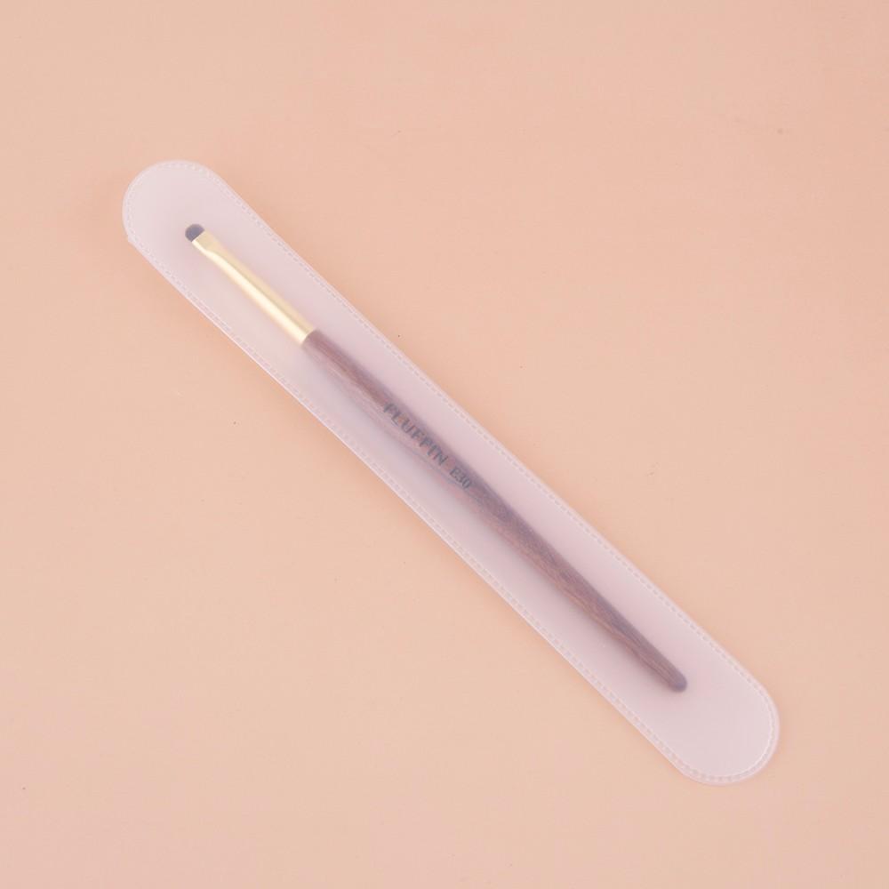 E30 Horse Hair Fine Eye Shadow Brush, Small Eyeshadow Eyeliner Brush, Handmade Rosewood Copper Pipe, Makeup Brush for Eye Puffiness Details, Cosmetic Brushes
