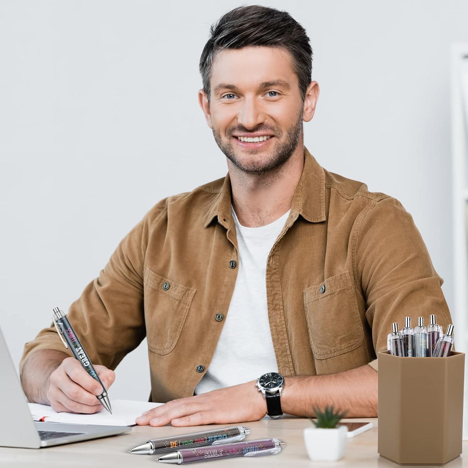 12 Pcs Space Ballpoint Pens, Astronaut Pens, Bulk Galaxy Retractable Ballpoint Pens, Starry Sky Gel Pens, Smooth Writing Pen for Solar System Planets Party Favors, School Classroom Office Supplies