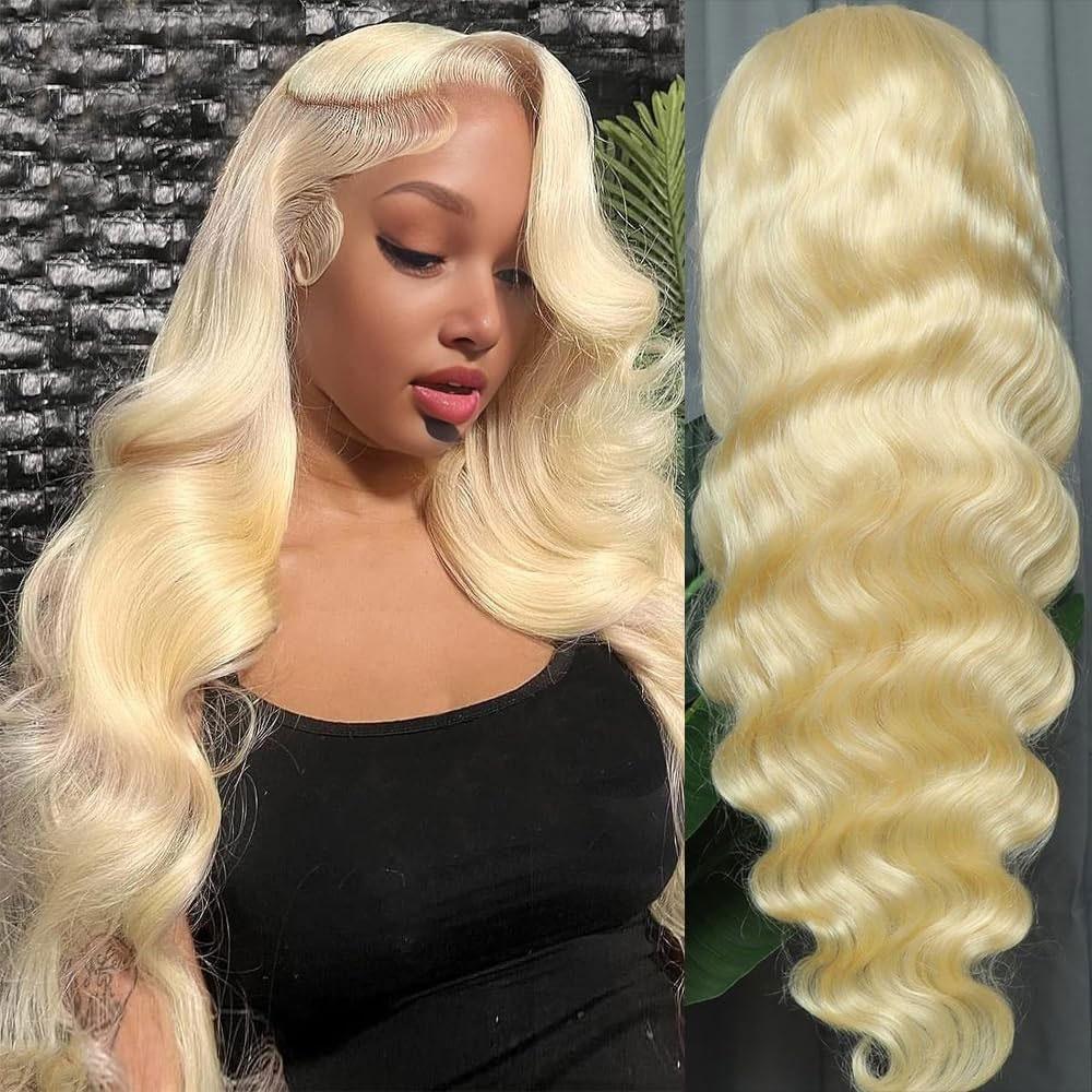 BB Face Body Wave 13x6 HD lace Front Human Hair Wigs P4/27 Highlight 180% density Pre plucked 99j Lace Frontal Human Hair Wigs For Women With Baby Hair