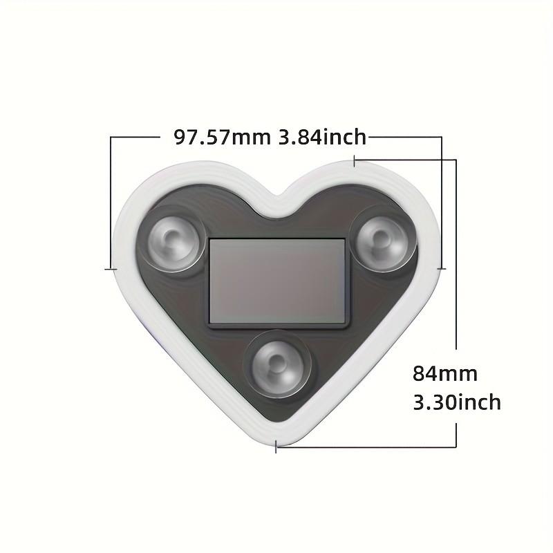 Solar Heart LED Car Light, Ice Blue Blue Colors, No Wiring Needed, Cute Car Decoration, Warm Home Atmosphere, Internal Use