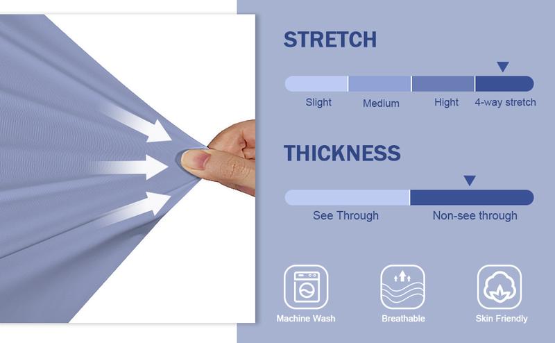 Alimens&Gentle Stretch Dress Shirts for Men Short Sleeve Slim Fit Casual Button Down Shirts Muscle Fit Men's Dress Shirts Top Menswear