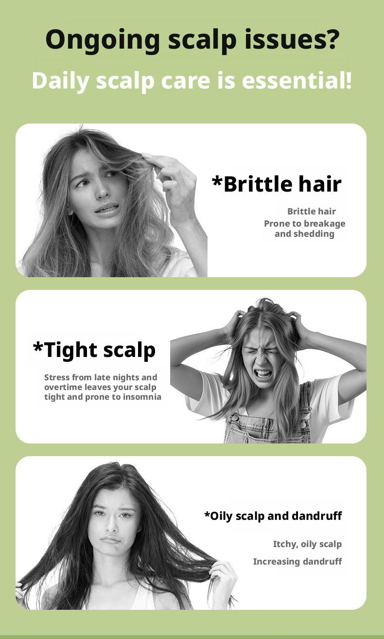 Overseas viral electric spray massage comb, retractable anti-tangle black technology, Tangle Free Hair, hair nourishing and protecting air comb, multifunctional spray hair care comb, 10ml oil storage tank, anti-breakage hair