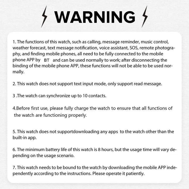 Smart Watch with LED Light, Bluetooth-compatible Connectivity, Multiple Sport Modes, Call/messages Alerts, Compatible with iOS and Android