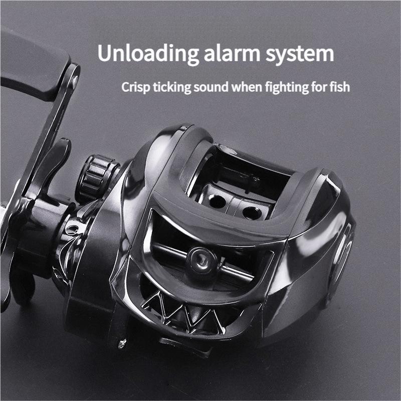Teardrop Reel Long Casting Metal Anti-Frying Line Speed Ratio 7.2:1 Unloading Force 5.5kg Fishing Reel Weight 190g Sea Rod Wheel Front Hit