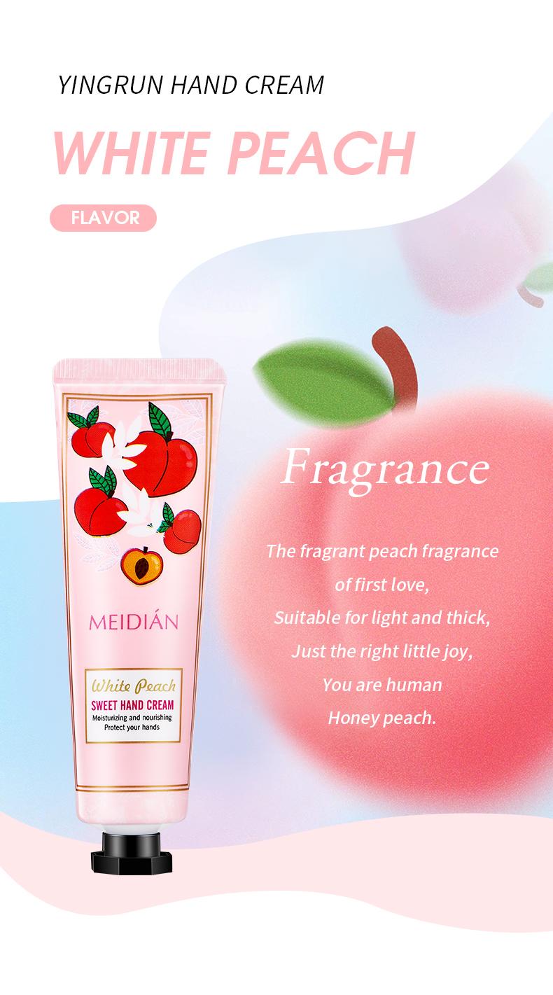 Fruit-scented hand cream -5 kinds of fruit flavors, moisturizing hand cream, deep moisturizing, convenient to carry