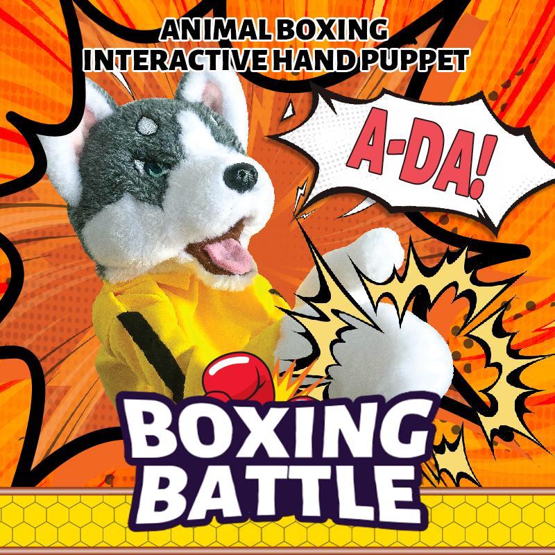 A-Da! Animal Boxing Interactive Hand Puppet for K Interaction ids - Boxing Husky Dog Plush Toy, Colorful Playful Interactive Plush Game Interaction A-Da! Animal Boxing Interactive Hand Puppet for K Interaction ids - Boxing Husky Dog Plush Toy, Colorful Playful Interactive Plush Game Interaction