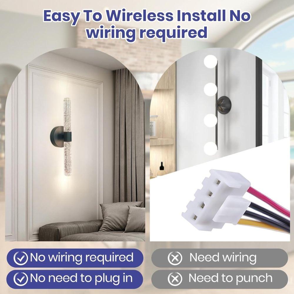 Modern Creative Bubble Column Wall Lamp, Remote Control, Color Changing, Adjustable Brightness, Timer, Home Decor Light, Ideal Gift