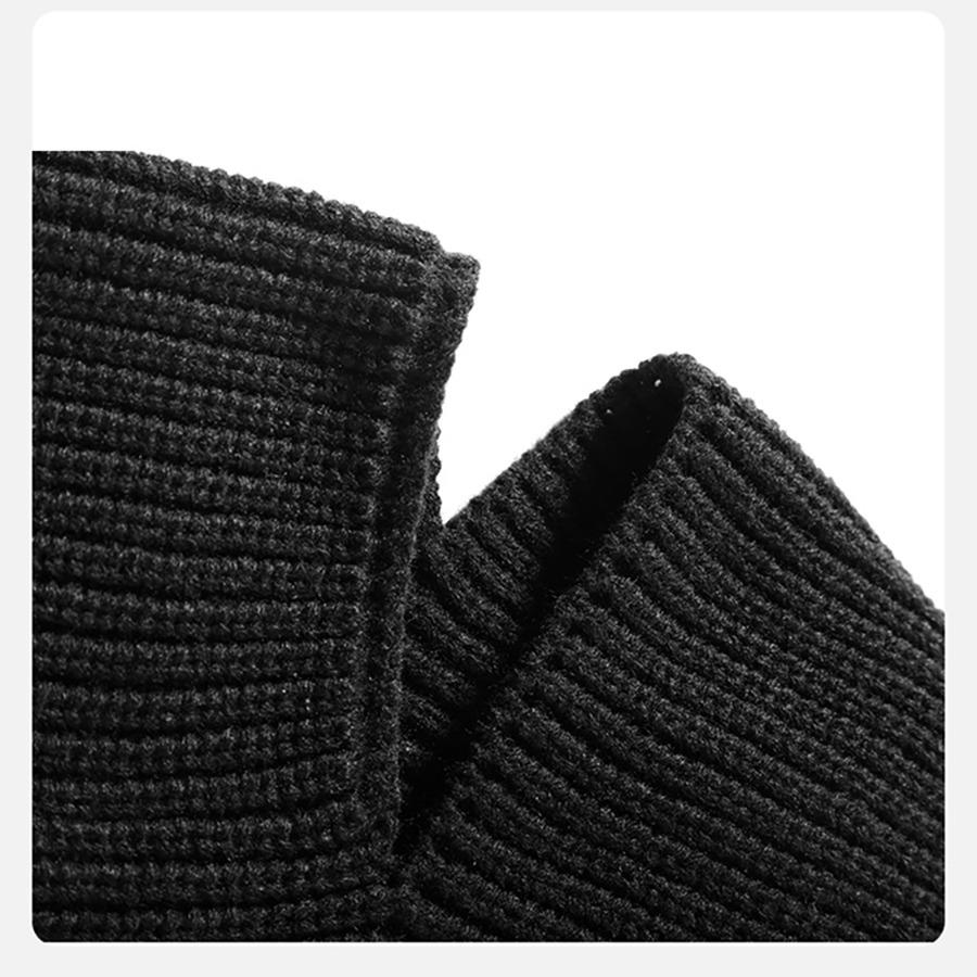 2 in 1 Unisex Winter Warm Knit Beanie Hat, 1 Count Outdoor Cycling Casual Windproof Mask for Men & Women, Multifunctional Beanie Hat for Outdoor Cycling Skiing, Outdoor Hiking Hat