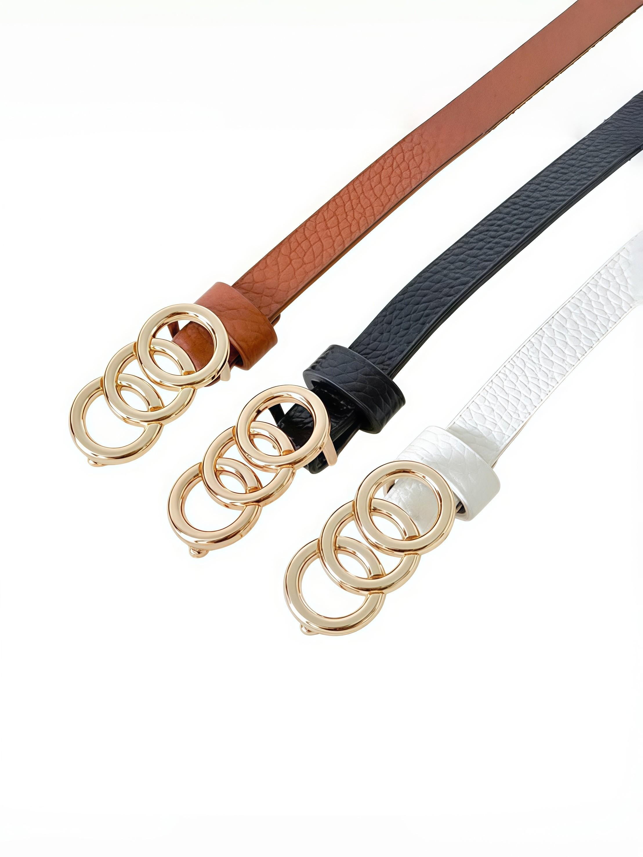 Women's Elegant Belted Waist Fashionable Versatile Dress and Jeans, Perfect for Daily Use and Office Style, Stylish and Comfortable