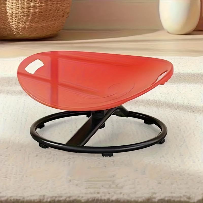 One human-shaped swivel sensory chair with an oval shell design - EU swivel sensory chair - non-slip metal base, durable plastic construction, suitable for training centers, sports facilities, and home use - enhances balance and concentration.