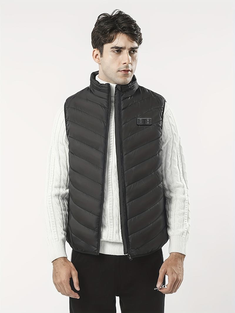 Smart Dual Control Heated Vest, Smart Heating Technology, Unisex Sleeveless Winter Jacket, Ideal for Skiing, Christmas, Thanksgiving, Valentine's Day, Warm Jacket